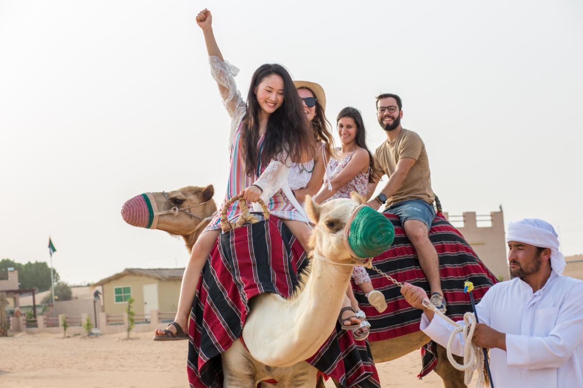 Camel Ride in Desert Safari