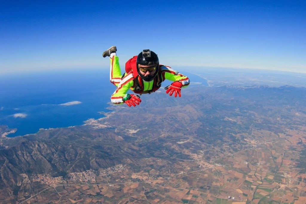 skydiving in Dubai